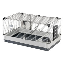 Клетка с пълно оборудване за мини зайчета - 100 / 60 / 50 cм. - Ferplast Cage Krolik